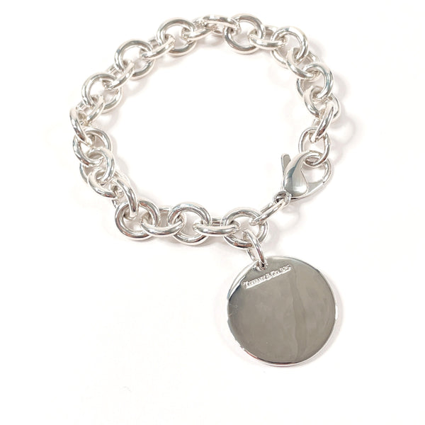 TIFFANY&Co. bracelet Round tags Silver925 Silver unisex Second hand