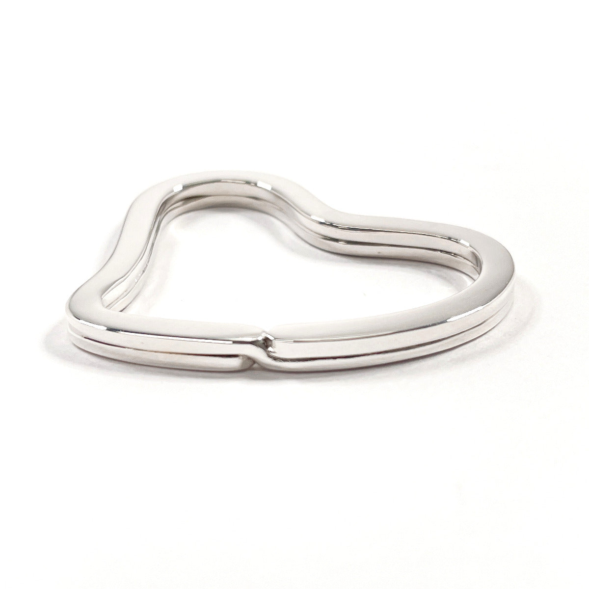 TIFFANY&Co. key ring Open Heart Keyring Elsa Peretti Silver925