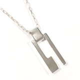 GUCCI Necklace 145171 J8400 8106 G logo plate Silver925 Silver unisex Second hand