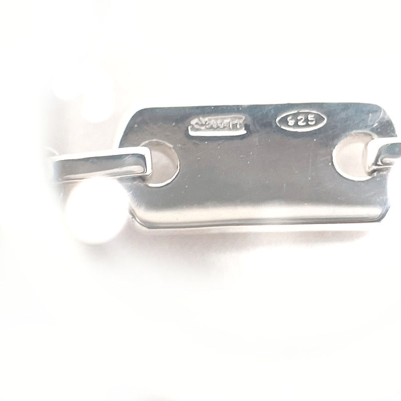 GUCCI Necklace 145171 J8400 8106 G logo plate Silver925 Silver unisex Second hand