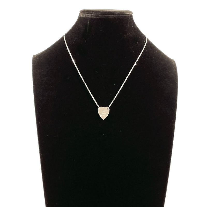 GUCCI Necklace 223512 J8400 8106 Trademark Heart Silver925 Silver Women Second hand