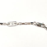 GUCCI Necklace 145171 J8400 8106 G logo plate Silver925 Silver unisex Second hand