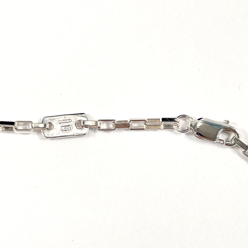GUCCI Necklace 145171 J8400 8106 G logo plate Silver925 Silver unisex Second hand