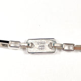 GUCCI Necklace 145171 J8400 8106 G logo plate Silver925 Silver unisex Second hand