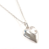 GUCCI Necklace 233963 J8400 8106 G logo heart Silver925 Silver Women Second hand