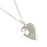 GUCCI Necklace 233963 J8400 8106 G logo heart Silver925 Silver Women Second hand