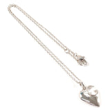 GUCCI Necklace 233963 J8400 8106 G logo heart Silver925 Silver Women Second hand
