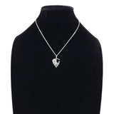 GUCCI Necklace 233963 J8400 8106 G logo heart Silver925 Silver Women Second hand