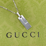 GUCCI Necklace plate Silver925 Silver unisex Second hand