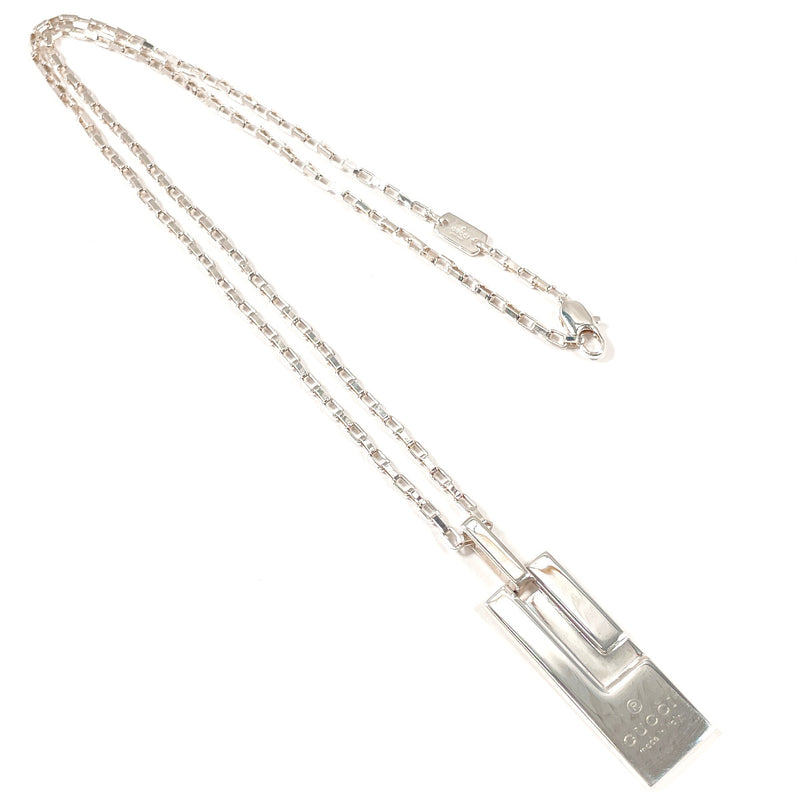 GUCCI Necklace plate Silver925 Silver unisex Second hand