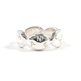 CHANEL Ring logo Silver925 #US 5 1/2 Silver Women Second hand