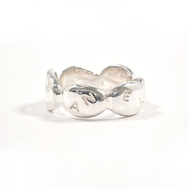 CHANEL Ring logo Silver925 #US 5 1/2 Silver Women Second hand