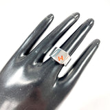 HERMES Ring candy Silver925/Coral #US 5 1/2 Silver Silver Women Second hand