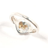 TIFFANY&Co. Ring Heart ribbon Silver925/K18 yellow gold #US 5 3/4 Silver Silver Women Second hand