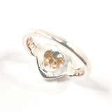 TIFFANY&Co. Ring Heart ribbon Silver925/K18 yellow gold #US 5 3/4 Silver Silver Women Second hand