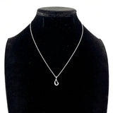 TIFFANY&Co. Necklace open teardrop Elsa Peretti Silver925 Silver Women Second hand