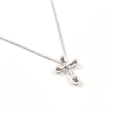 TIFFANY&Co. Necklace Cross mini Elsa Peretti Silver925 Silver Women Second hand