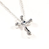 TIFFANY&Co. Necklace Cross mini Elsa Peretti Silver925 Silver Women Second hand