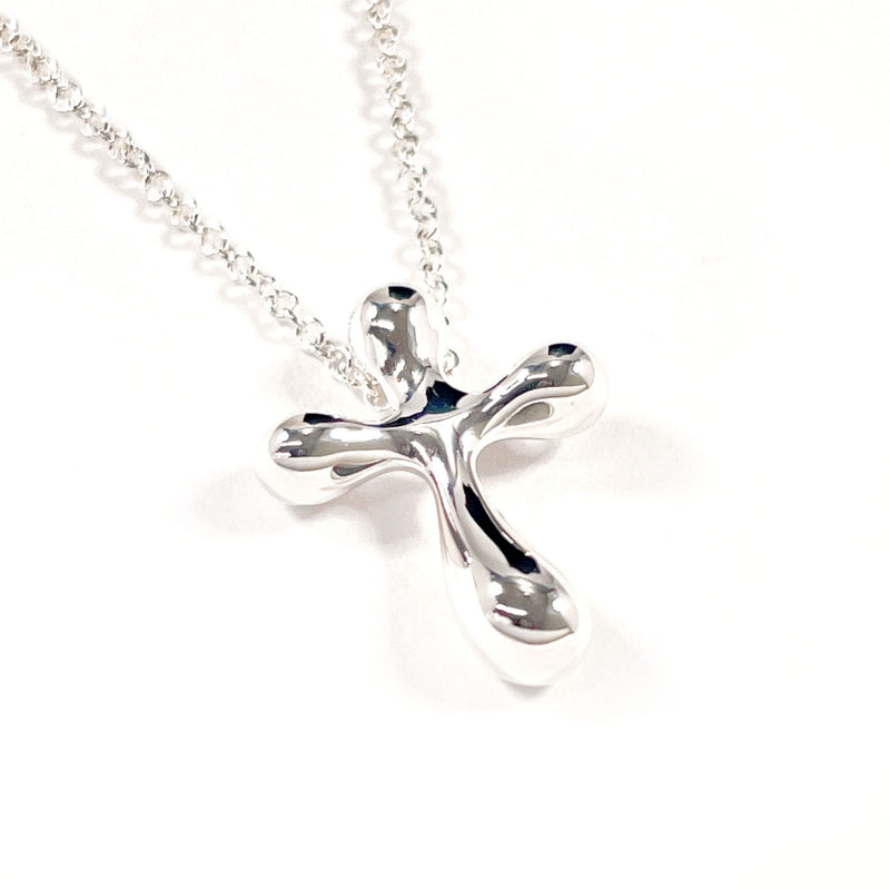 TIFFANY&Co. Necklace Cross mini Elsa Peretti Silver925 Silver Women Second hand