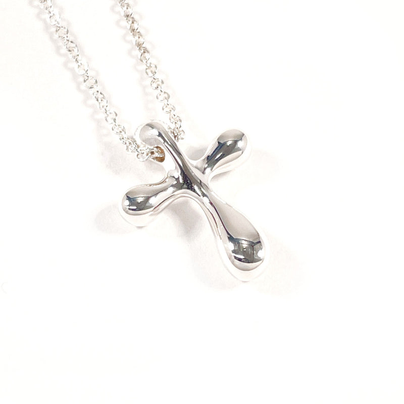 TIFFANY&Co. Necklace Cross mini Elsa Peretti Silver925 Silver Women Second hand