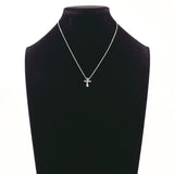 TIFFANY&Co. Necklace Cross mini Elsa Peretti Silver925 Silver Women Second hand