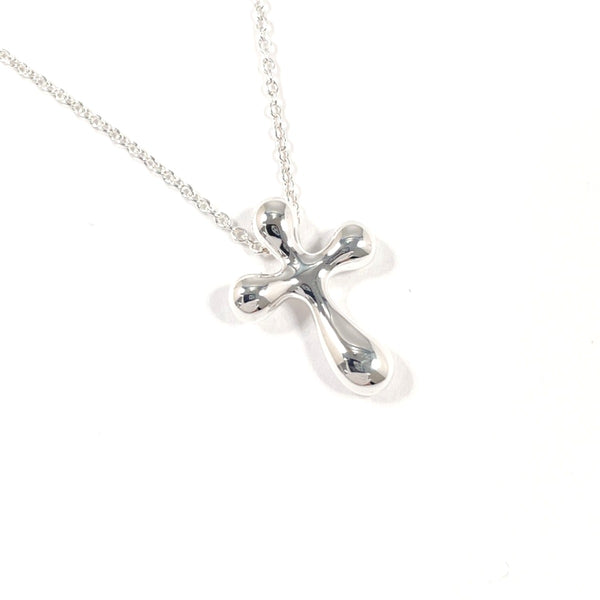 TIFFANY&Co. Necklace Cross mini Elsa Peretti Silver925 Silver Women Second hand