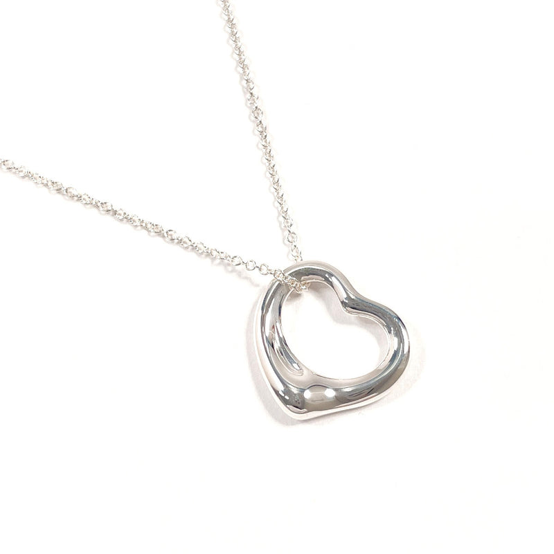 TIFFANY&Co. Necklace Open heart Elsa Peretti Silver925 Silver Women Second hand