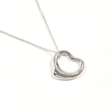 TIFFANY&Co. Necklace Open heart Elsa Peretti Silver925 Silver Women Second hand