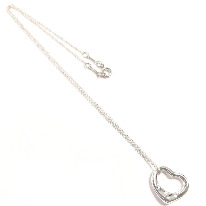 TIFFANY&Co. Necklace Open heart Elsa Peretti Silver925 Silver Women Second hand