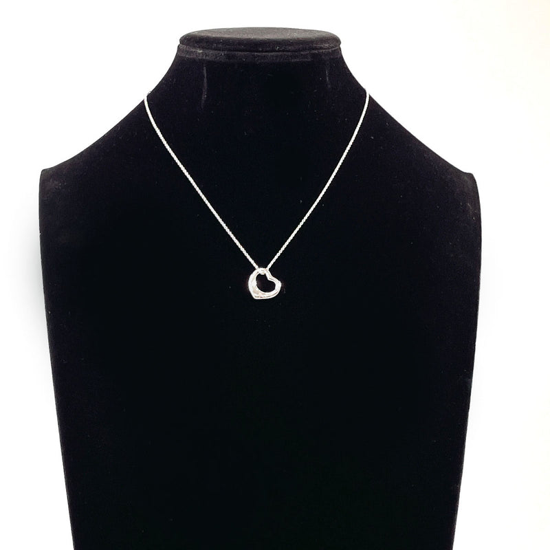 TIFFANY&Co. Necklace Open heart Elsa Peretti Silver925 Silver Women Second hand