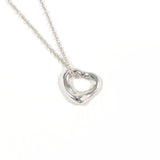 TIFFANY&Co. Necklace Open heart Elsa Peretti Silver925 Silver Women Second hand