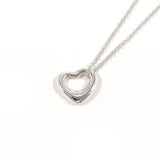TIFFANY&Co. Necklace Open heart Elsa Peretti Silver925 Silver Women Second hand