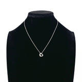 TIFFANY&Co. Necklace Open heart Elsa Peretti Silver925 Silver Women Second hand