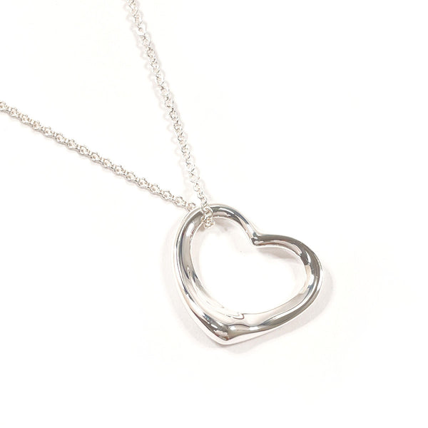 TIFFANY&Co. Necklace Open heart Elsa Peretti Silver925 Silver Women Second hand