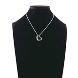 TIFFANY&Co. Necklace Open heart Elsa Peretti Silver925 Silver Women Second hand