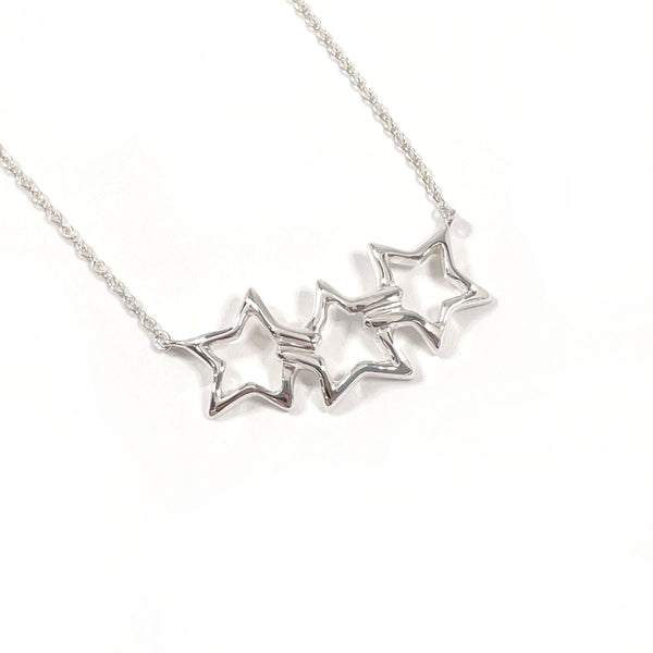 TIFFANY&Co. Necklace Triple star Silver925 Silver Women Second hand
