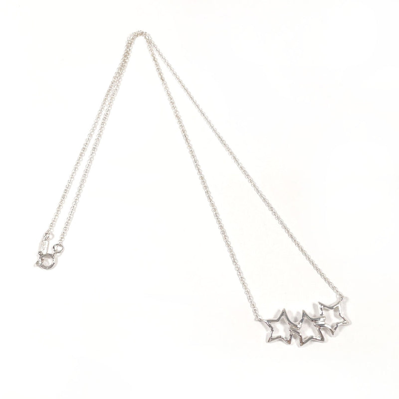 TIFFANY&Co. Necklace Triple star Silver925 Silver Women Second hand