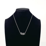 TIFFANY&Co. Necklace Triple star Silver925 Silver Women Second hand