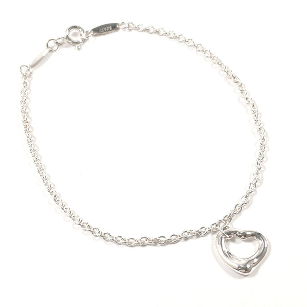 TIFFANY&Co. bracelet Open heart Elsa Peretti Silver925 Silver Women Second hand