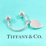 TIFFANY&Co. key ring Heart Tag Keyring Silver925 Silver Women Second hand