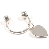TIFFANY&Co. key ring Heart Tag Keyring Silver925 Silver Women Second hand