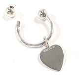 TIFFANY&Co. key ring Heart Tag Keyring Silver925 Silver Women Second hand