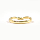 TIFFANY&Co. Ring Curved Elsa Peretti K18 yellow gold/diamond #US 4 3/4 gold Women Second hand