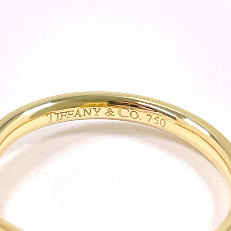 TIFFANY&Co. Ring Curved Elsa Peretti K18 yellow gold/diamond #US 4 3/4 gold Women Second hand