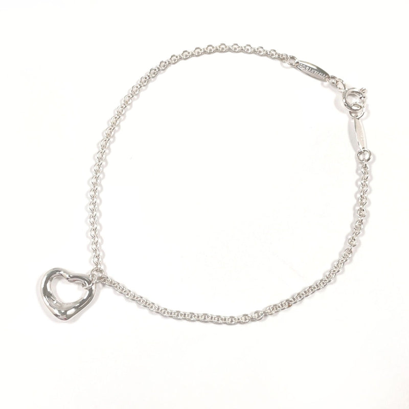 TIFFANY&Co. bracelet Open heart Elsa Peretti Silver925 Silver Women Second hand