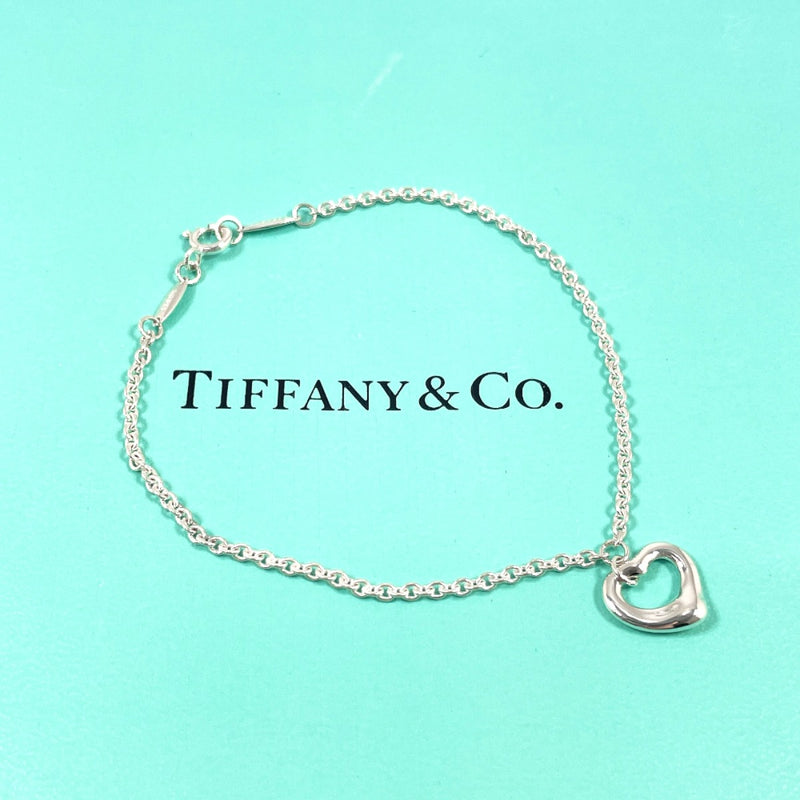 TIFFANY&Co. bracelet Open heart Elsa Peretti Silver925 Silver Women Second hand