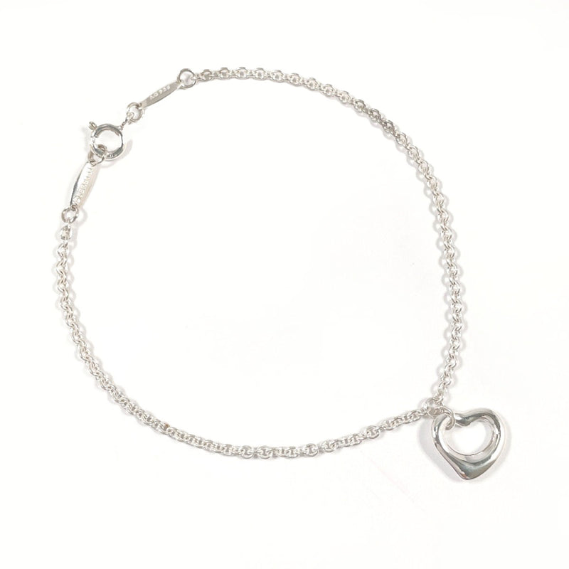 TIFFANY&Co. bracelet Open heart Elsa Peretti Silver925 Silver Women Second hand