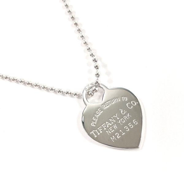 TIFFANY&Co. Necklace Heart tag Return to Silver925 Silver Women Second hand