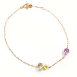 STAR JEWELRY bracelet 2JU0302 K10 yellow gold/Peridot/Green quartz gold Women Second hand