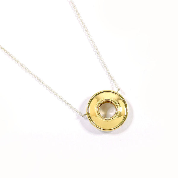 TIFFANY&Co. Necklace Magic Circle Pendant Paloma Picasso Silver925/K18 yellow gold Silver Silver Women Second hand